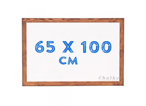 Chalky Beyaz Yazı Tahtası Ahşap Çerçeveli 65x100 cm